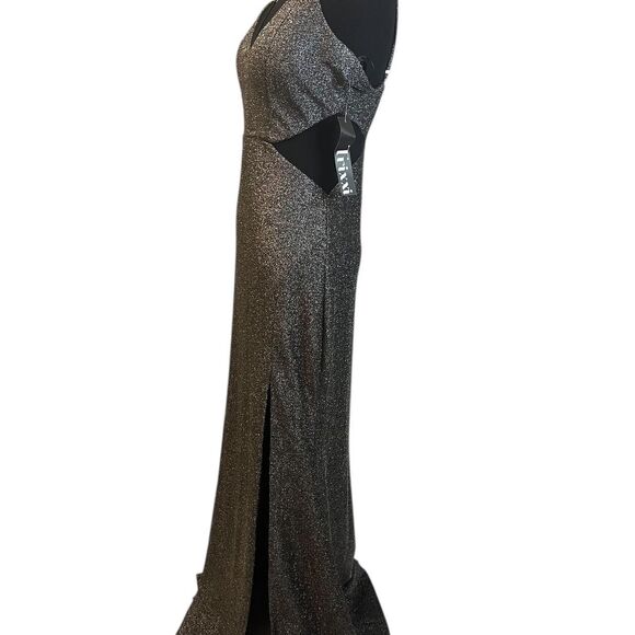 Trixxi Women's Silver and Grey Formal-dresses size 11 - Picture 3 of 7